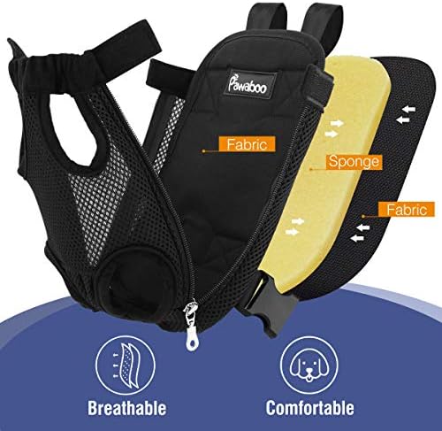 Pawaboo Pet Front Carrier Backpack for Small Medium Dogs - Image 6