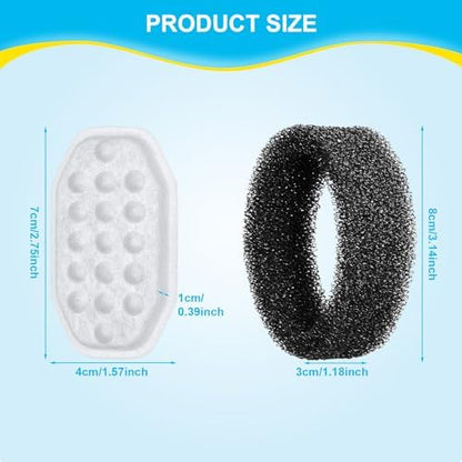 8 Pack Cat Water Fountain Filters for Rellaty & Neareal Pet Fountains - Image 5