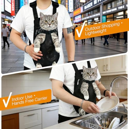 Pawaboo Pet Front Carrier Backpack for Small Medium Dogs - Image 3