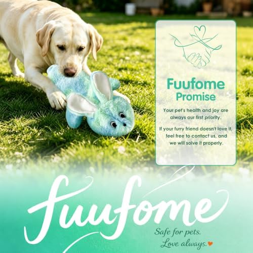 Fuufome Squeaky No Stuffing Dog Chew Toy, Interactive Crinkle Toy for Dogs - Image 7