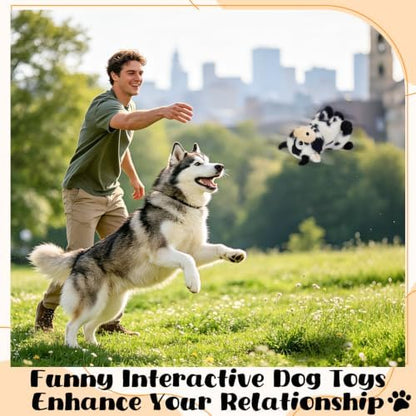 Squeaky Dog Toys, Stuffed Interative Plush Toys for Small Medium Pets - Image 6