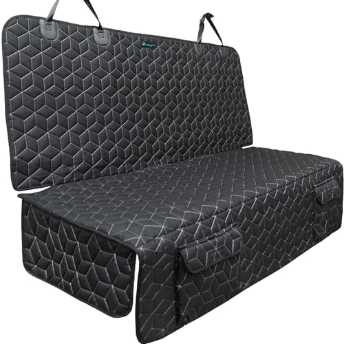 Meginc Dog Car Seat Cover for Back Seat, Waterproof Non-Slip Bench Protector for Dogs & Kids, Durable 600D Scratch Proof Seat Cover for Hair, Scratches, Travel and Daily Use in Full Size SUVs by Meginc