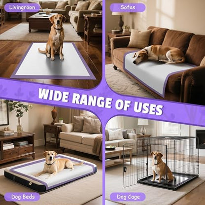 Boscute Lavender Scented Thicken 6 Layers Heavy Absorbent 30"x36" Pet Training Dog Pee Pads, Extra Large Polymer Leak-Proof Quick Dry Puppy Pee Pads, Disposable Pee Pads for Dogs Cats Rabbit 30Counts - Image 7