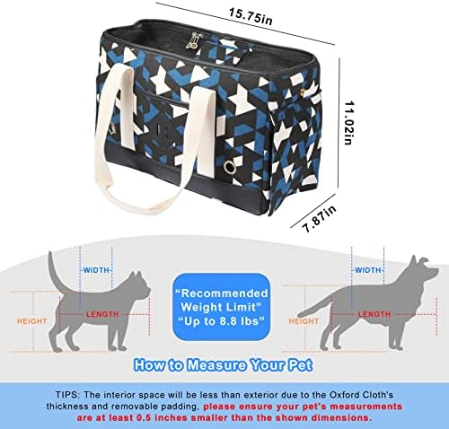 Pet Travel Carrier Purse Bag TSA Airline Approved for Small Dogs and Cats - Image 2