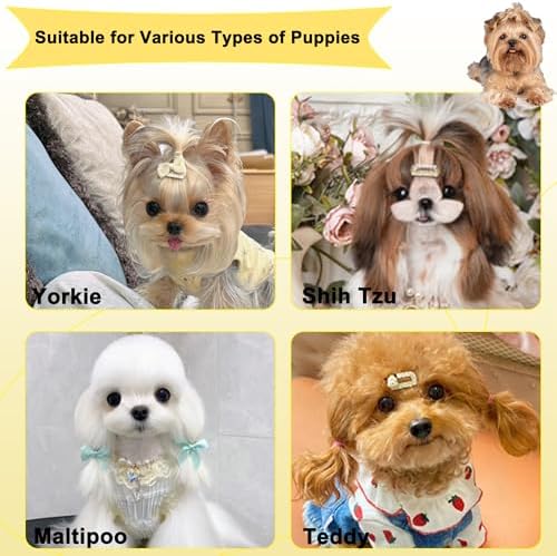 Puppy Brush for Small Dogs - Soft Dog Brush （Yellow） - Image 6