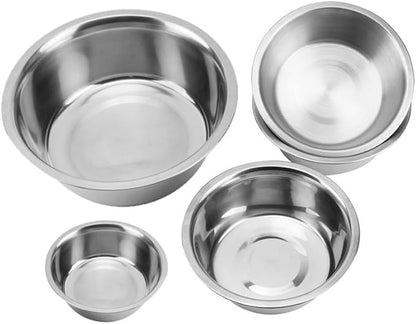 Greendale - 2 Pack - 3.8 Cup Capacity - Stainless Steel Metal Dog Bowls - Perfect for Dog Food and Water. Wrong Size? Click to Look at Our Size Options.