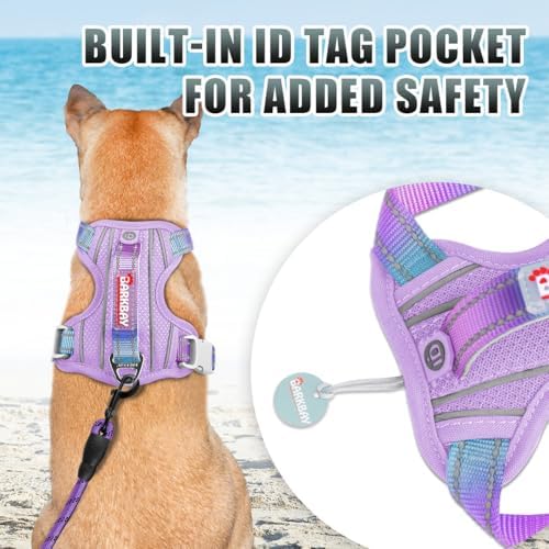 BARKBAY Dog Harness for Small Sized Dog No Pull Dog Vest ID Tag Pocket - Image 2