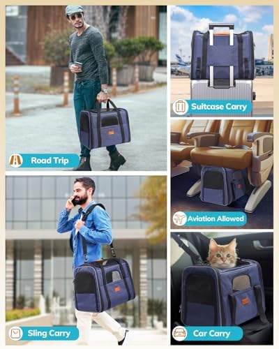 Morpilot Cat Carrier Soft for Large Medium Cats and Puppy up to 18lbs - Image 6