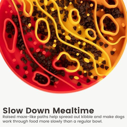 PEGGY11 2-in-1 Mars-Themed Silicone Dog Slow Feeder Bowl & Lick Mat - Image 3