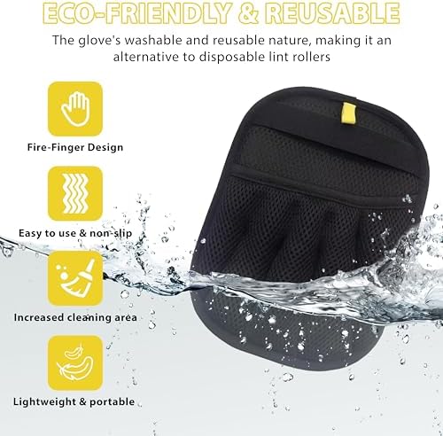 Pet Grooming Glove Set for Dogs & Cats – Premium Pet Hair Removal Glove with Free Nail Clippers & Nail File - Image 4