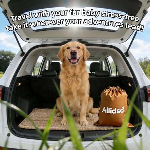 Soft Plush Dog Car Seat Cover & Sofa Protector, Non-Slip Mat (23.6''×70'') - Image 3