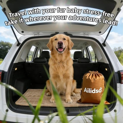Soft Plush Dog Car Seat Cover & Sofa Protector, Non-Slip Mat (23.6''×70'') - Image 3
