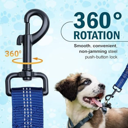 Hands Free Dog Leash for 2 Dogs, Waist Leash with Dual Bungee - Image 4