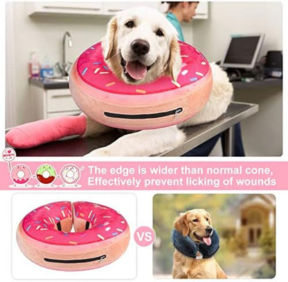 BEAUTYZOO Dog Cone Collar Alternative After Surgery,Pet Neck Donut E‑Collar - Image 5