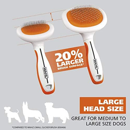 Wahl Premium Patented Dual Level Sensitive Skin Pet Slicker Brush - Image 6