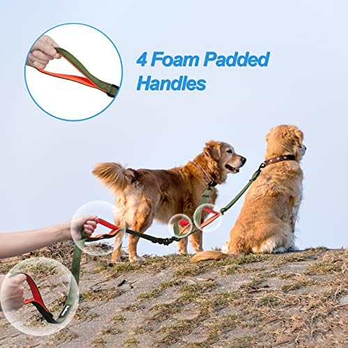 PetBonus Double Dog Leash, No Tangle Dual Leash, Walking Training Lead - Image 3