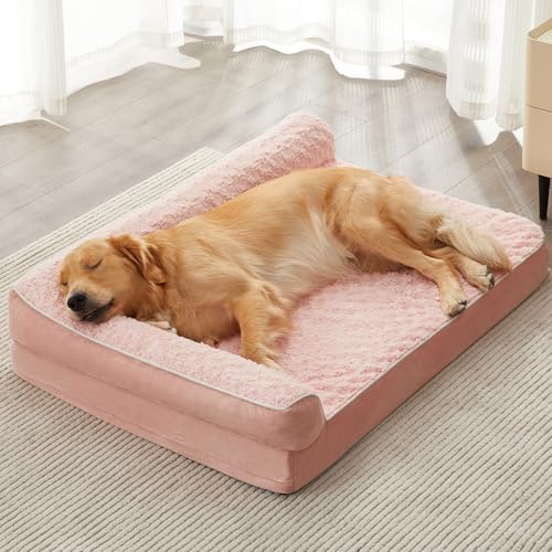 BFPETHOME Orthopedic Washable Dog Bed, Sleeping Couch for Large Senior Dogs by BFPETHOME