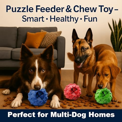 Interactive Dog Chew Toy for Small – Durable Treat Dispensing Puzzle Toy, Tough Enrichment Toy for Aggressive Chewers, Teeth Cleaning & Mental Stimulation Training Toy, Perfect for Boredom Relief - Image 6