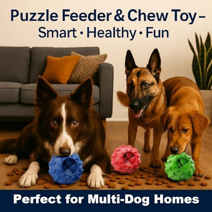 Interactive Dog Chew Toy for Small – Durable Treat Dispensing Puzzle Toy, Tough Enrichment Toy for Aggressive Chewers, Teeth Cleaning & Mental Stimulation Training Toy, Perfect for Boredom Relief - Image 6