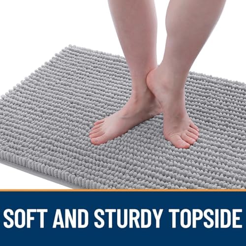 OLANLY Dog Door Mat for Muddy Paws 44x32, Extra Absorbent Chenille Mud Mat - Image 3