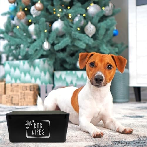 Moorfowl Woof Woof Dog Wipes Dispenser,8.2L x 4.9W x 3.9H inches - Image 4
