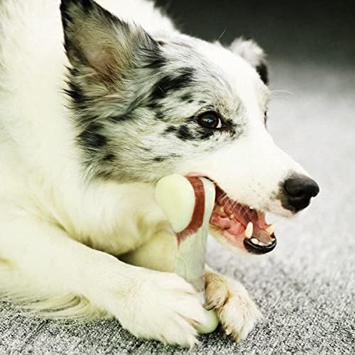 Tikaton Indestructible Dog Chew Toys for Aggressive Chewers, Beef Flavor Durable Dog Teething Chew Toys Bones for Large/Medium/Small Puppies - Image 2
