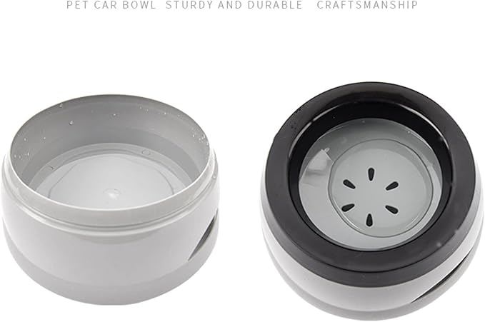 Dog Water Bowl,No-Spill Pet Water Bowl,Non Slip Bottom,750mL/25oz Slow Water Feeders,for Dogs,Cats