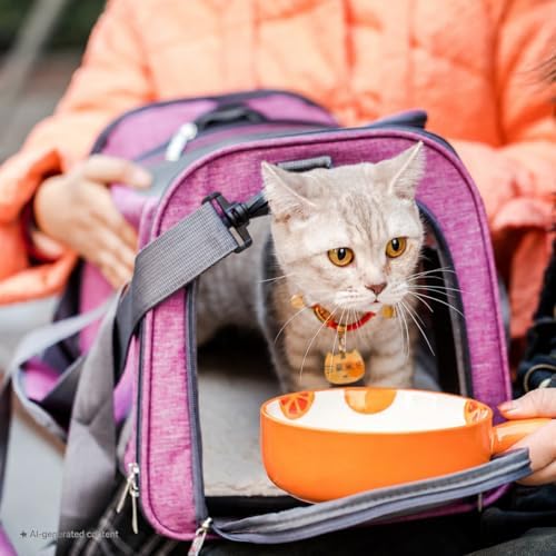 Mr. Pen- Pet Carrier, 17.5" x 11.2" x 11.5", Medium Size, Pink - Image 7