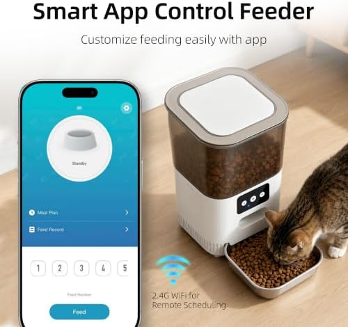 Automatic Cat Feeder, 4L Pet Feeder, Cat Dog Food Dispenser, Auto Feeder - Image 2
