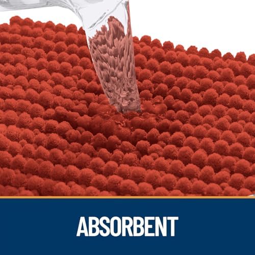OLANLY Dog Door Mat for Muddy Paws 44x24, Extra Absorbent Chenille Mud Mat - Image 4