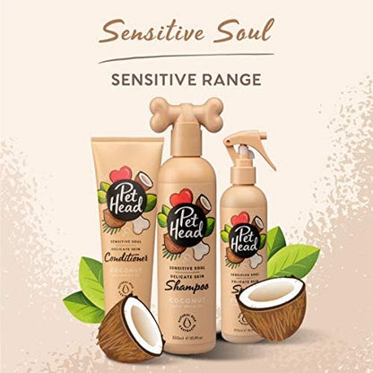 Pet Head Sensitive Soul Dog Conditioner | Coconut Scent | 8.4 fl. oz. - Image 6