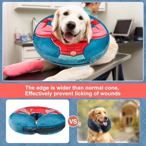 BEAUTYZOO Dog Cone Collar Alternative After Surgery,Pet Neck Donut E‑Collar - Image 3