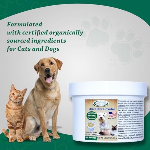 Dog or Cat Oral Care Powder – Tartar and Plaque Remover, Pet Dental Cleaning Powder for Oral Hygiene and Fresh Breath, Teeth Cleaner – 900 Servings, Large Size - 127g - Image 5