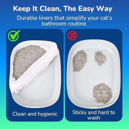 Pet N Pet Cat Litter Box Liners, 21 Count, Drawstring Bags Extra Large Fit - Image 6