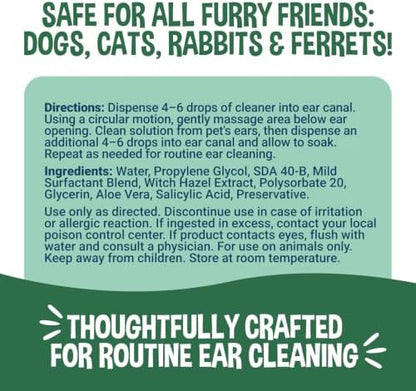 Bodhi Dog Ear Cleaner for Dogs and Cats – Gentle Dog Ear Cleaning Solution with Aloe Vera – Removes Wax, Dirt & Debris – Helps Keep Ears Clean - Image 5