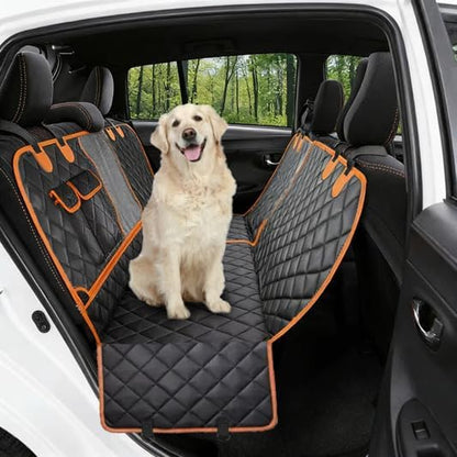 Dog Car Seat Cover | Pet Cover | Bed Back Seat Protector | Dog Barrier Puppy Accessories Waterproof, Scratchproof, Nonslip | Easy to Install Universal Fit for SUVs Trucks.
