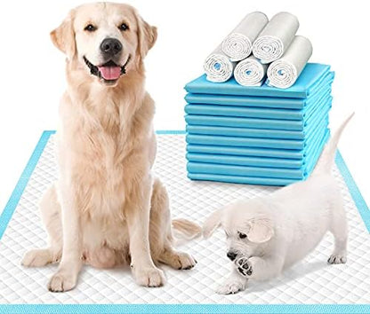 DEEP DEAR Extra Large Dog Pads 30"x26" (40 Count), Thicker Pet Training and Puppy Pads, Super Absorbent Pee Pads for Dogs, Leakproof Dog Potty Training Pads for Puppies, Cats, Rabbits, Pet Pee Pads XL by DEEPDEAR