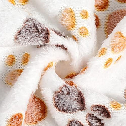 Tegeme 12 Pcs Puppy Blanket for Cat, 23 x 16 Inch, White - Image 3