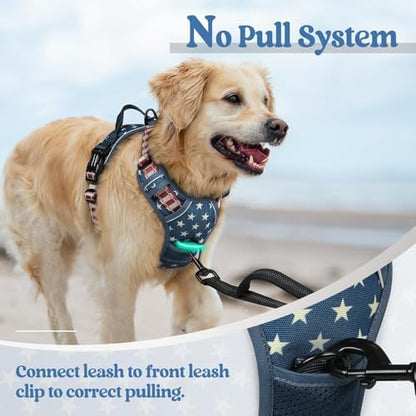 rabbitgoo Dog Harness, No Pull for Large Dogs with 2 Leash Clips, Pet Vest - Image 5