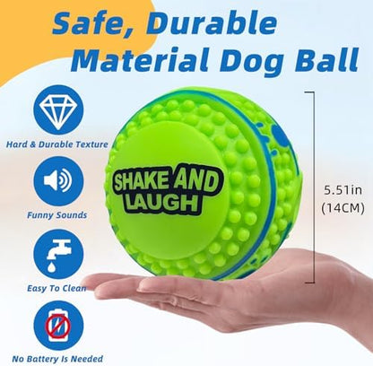 Spiky Interactive Dog Toys Ball, XL, 5.51 in (14 cm) - Image 4