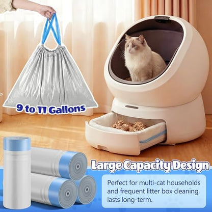 80 Litter Box Liners Compatible with PETLlBRO Luma Automatic Cat Litter Box - Image 4