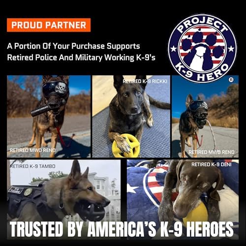 Monster K9 Scout Ball | Virtually Indestructible. Lifetime Guaranteed. | VULCRON™ Natural Rubber | Durable Dog Toy for Aggressive Chewers | Chew & Fetch | Tough, Heavy Duty | Medium & Large Breed, 3" - Image 7