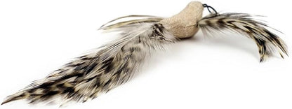 TTcat Cat Feather Toys, 4 Pcs Simulation Flying Birds Refills, Cat Toys Replacement Feathers for Cat Kitten Wand.