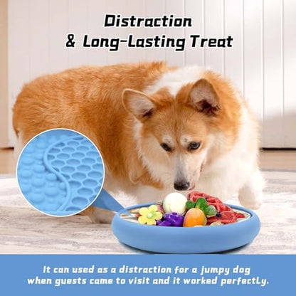 Dog Lick Bowl, Non-Slip Lick Mat Slow Feeder for Dogs & Cats - Image 4