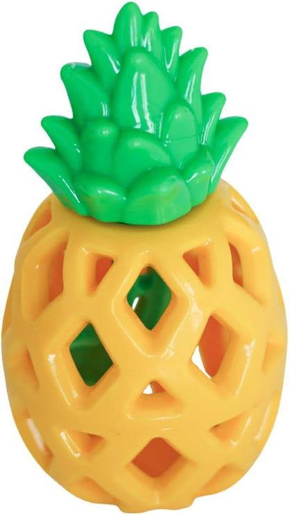 Steel Dog Treaters Pineapple, Dog Toy for Boredom and Stimulation, Treat Dispensing, Interactive Dog Puzzle Toys for Small, Medium, Large Breed