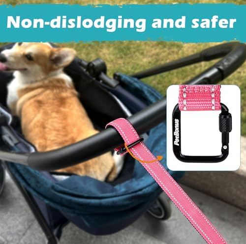 PetBonus Dog Leash Wrist Strap with Lockable Clip for Dog Retractable Leash - Image 2