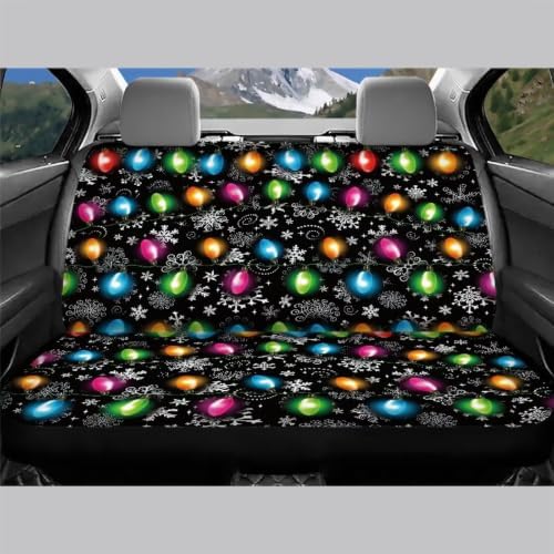 AFPANQZ Car Rear Seat Covers Auto Back Seat Cushion Christmas Decoration - Image 3