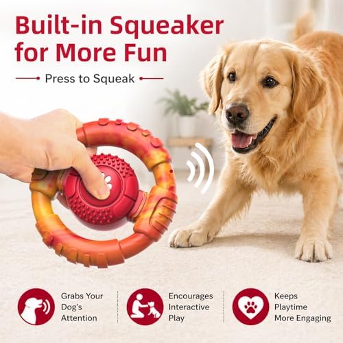 Pamlulu Tough Dog Toys for Aggressive Chewers, Indestructible Dog Toy for Large Dogs, Nylon Chew Toys for Medium Large Breed, Interactive Dog Toys to Keep Them Busy, Dog Birthday - Image 5