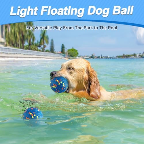 Mankoda Dog Balls, 3" Indestructible Tennis Balls for Aggressive Chewers - Image 5