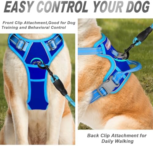 BARKBAY Dog Harness No Pull for Medium Sized Dog Front Back Clips,Dog Vest - Image 2